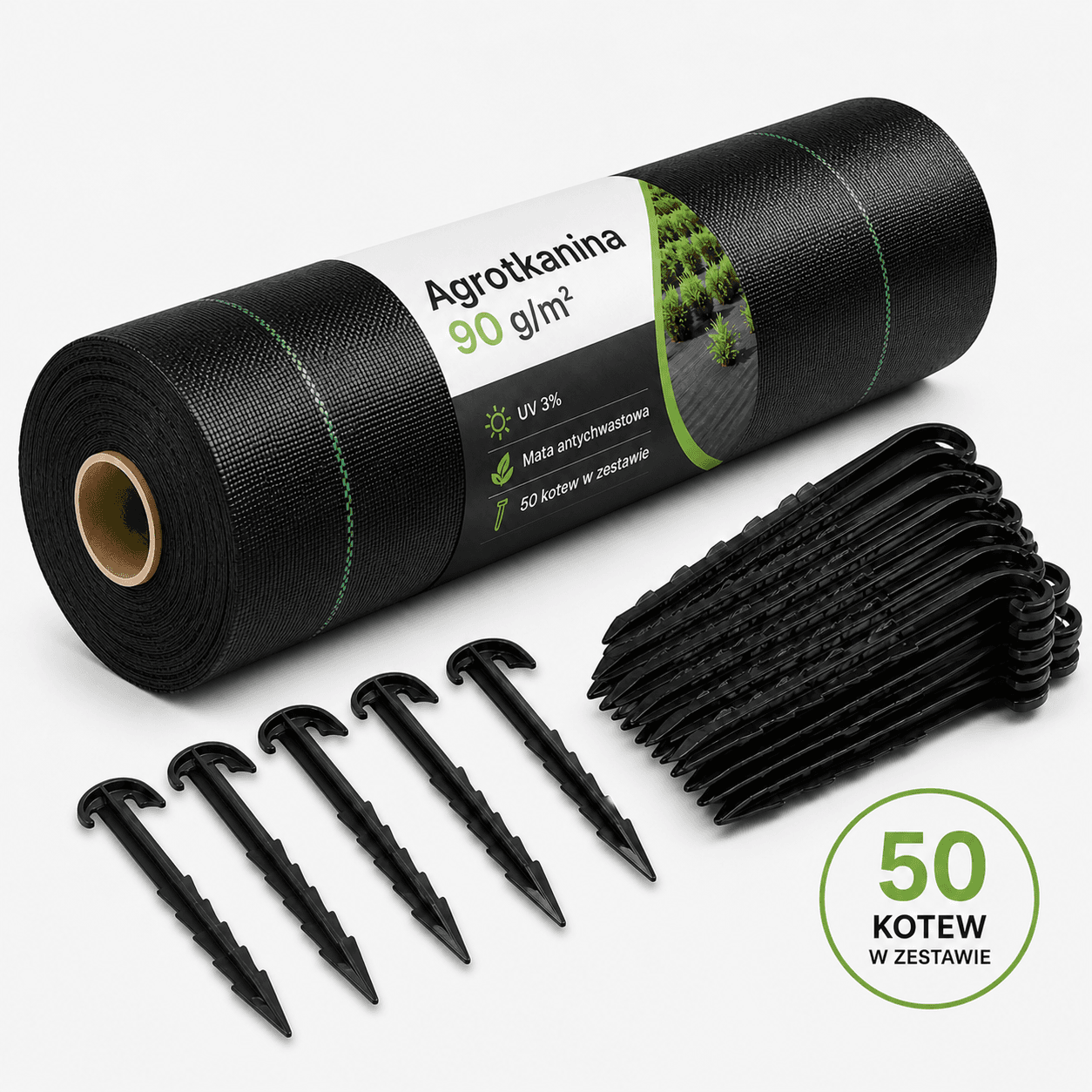 Agrotkanina 1,1 × 50 m - 90 g/m² zdjęcie 2